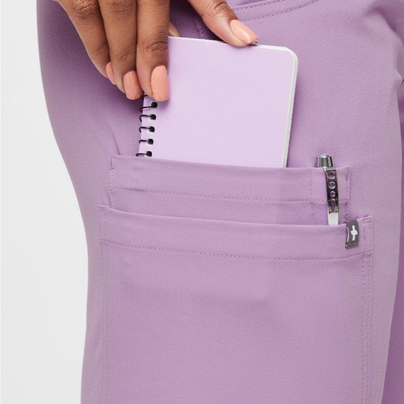 Lavender dew Figs 
High waisted Yola skinny Pants NEW with tags - Picture 3 of 9